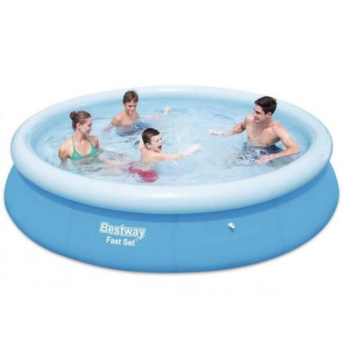 Groot Zwebad Bestway 366x76cm NIEUW Laatste Stuk NU -35% 🏊, Tuin en Terras, Zwembaden, Nieuw, Rond, Ophalen of Verzenden