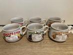 6 grote vintage soepkommen, Ophalen of Verzenden, Zo goed als nieuw, Keramiek, Kop(pen) en/of Schotel(s)