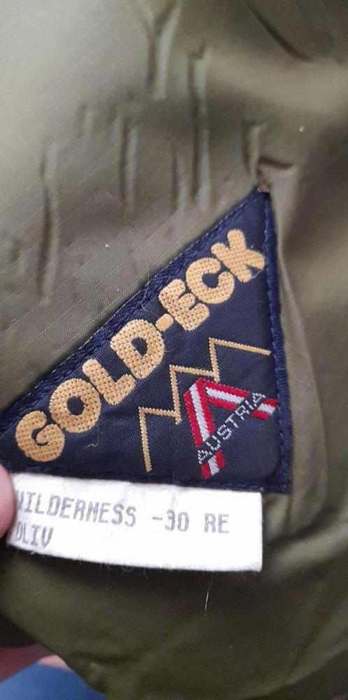 slaapzak gold eck wilderness tot -30 graden, Caravans en Kamperen, Slaapzakken, Gebruikt, Ophalen of Verzenden