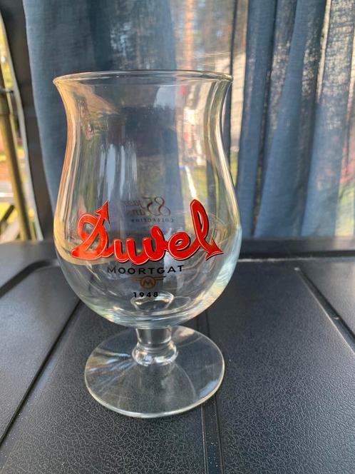 Duvel glas 85 jaar collection, Verzamelen, Biermerken, Zo goed als nieuw, Duvel, Ophalen of Verzenden
