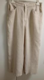 Beige linnen 7/8 broek van Mac, maat 40, model mica, Kleding | Dames, Broeken en Pantalons, Ophalen of Verzenden, Zo goed als nieuw