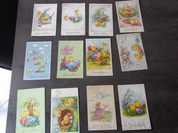 Lot 40 anciennes cartes "Joyeuses Pâques" beschikbaar voor biedingen
