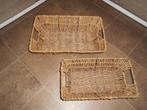 Set de 2 paniers en osier, Enlèvement ou Envoi, Comme neuf, Rectangulaire