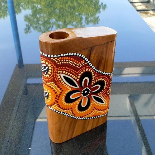 Box Didgeridoo I Handgeschilderde Travel Didge I LIDAH, Muziek en Instrumenten, Instrumenten | Toebehoren, Nieuw, Ophalen of Verzenden
