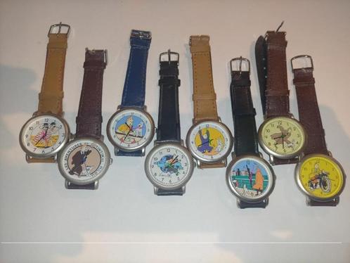 8 montre tintin neuf, Collections, Personnages de BD, Comme neuf, Statue ou Figurine, Tintin, Enlèvement ou Envoi