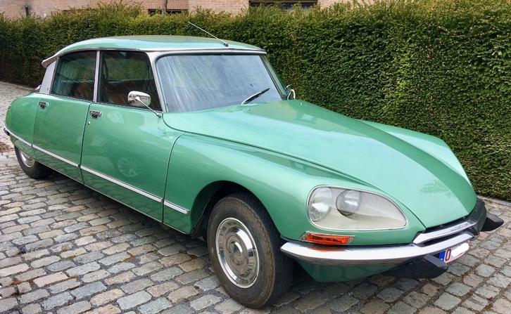 Citroën DS 21 Pallas IE, Auto's, Citroën, Particulier, DS, Lederen bekleding, Metaalkleur, Benzine, Berline, 4 deurs, Handgeschakeld
