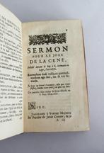 Livre ancien Sermons pour le jours DE LA CENE, français 1676, Enlèvement ou Envoi