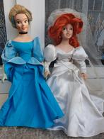 Disney poppen (2) Little Mermaid Ariel en Cinderella, Verzamelen, Gebruikt, Ophalen of Verzenden, Pop
