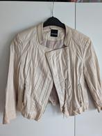 Blazer/veste en faux cuir écru, Vêtements | Femmes, Vestes & Costumes, Taille 36 (S), Enlèvement, Manteau