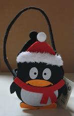 kerst geschenk draag mandje in vilt zwarte eend (of pinguin), Enlèvement ou Envoi, Neuf