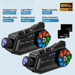 Motorhelm Bluetooth Communicatiesysteem met Camera, Motoren