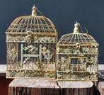 Vierkante vogelkooien gemaakt van smeedijzer in 2 maten, Ophalen of Verzenden, Zo goed als nieuw, Metaal, Vogelkooi