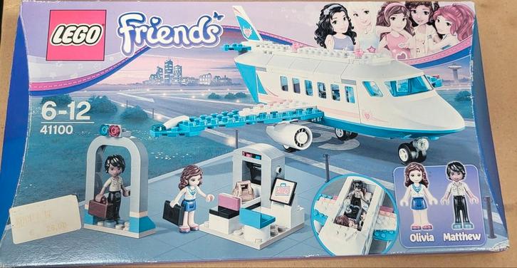 Lego Friends 41100 Heartlake privéjet, Kinderen en Baby's, Speelgoed | Duplo en Lego, Zo goed als nieuw, Lego, Ophalen of Verzenden
