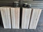 4 houten zuilen, Gebruikt, Ophalen