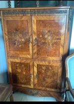 Kast met inlegwerk en brons, Antiek en Kunst, Ophalen