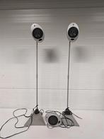 A7229. Set van 2 kef luidsprekers op standaard en center spe, Audio, Tv en Foto, Luidsprekerboxen, Ophalen of Verzenden, Gebruikt