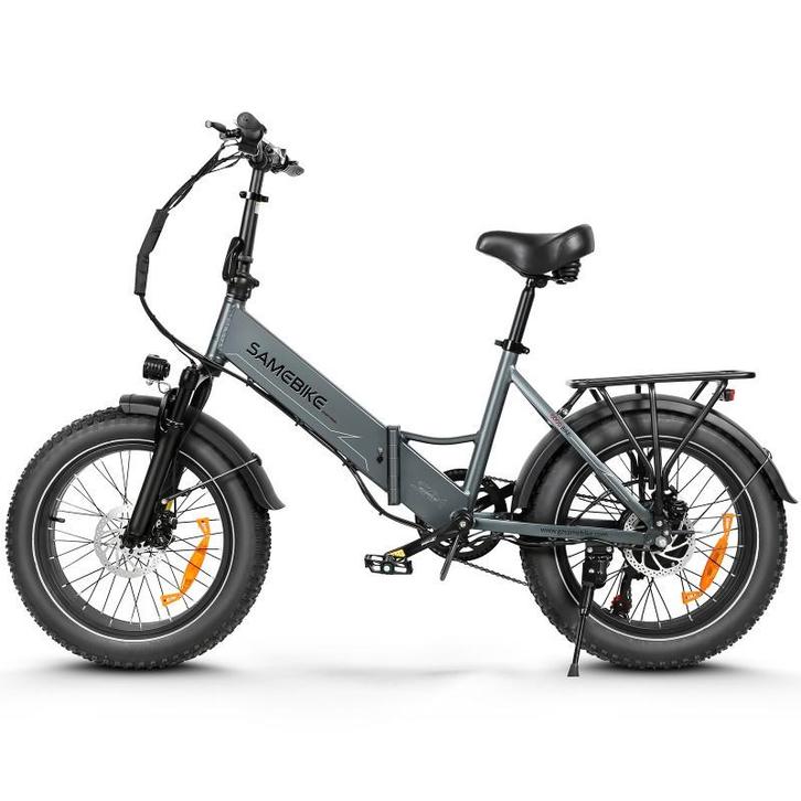 SAMEBIKE LOTDM200-II grijze 750W elektrische fiets, Sport en Fitness, Overige Sport en Fitness, Nieuw, Verzenden