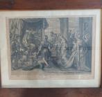 Gravure ancienne Rubens - La générosité de Scipio, Enlèvement