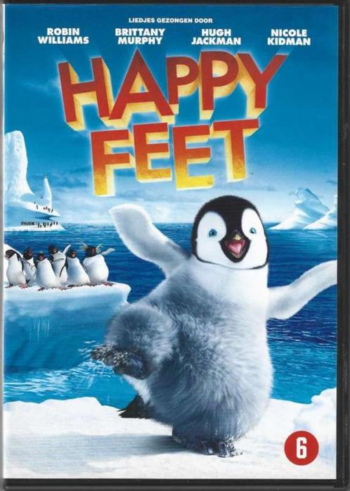 DVD  Happy Feet, Cd's en Dvd's, Dvd's | Tekenfilms en Animatie, Zo goed als nieuw, Amerikaans, Tekenfilm, Vanaf 6 jaar, Ophalen of Verzenden