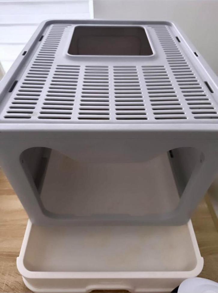 Complete kattenset: Kattenbak + mini-vuilnisbak, Dieren en Toebehoren, Katten-accessoires, Zo goed als nieuw, Ophalen