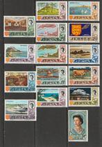 SERIE  JERSEY  POSTFRIS -  Zichten en Koningin, Postzegels en Munten, Postzegels | Thematische zegels, Verzenden, Postfris, Overige thema's