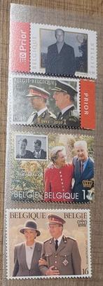 4 oude postzegels: Koning Albert en Koningin Paola, Postzegels en Munten, Postzegels | Europa | België, Koninklijk huis, Frankeerzegel