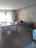 Eettafel met glazen bladen op rvs onderstel, Huis en Inrichting, 200 cm of meer, 100 tot 150 cm, Modern, Rechthoekig