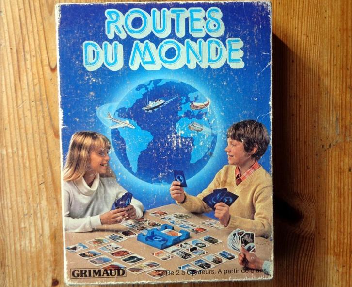 Wegen van de wereld - Grimaud spel 1979, Hobby en Vrije tijd, Gezelschapsspellen | Bordspellen, Gebruikt, Ophalen of Verzenden