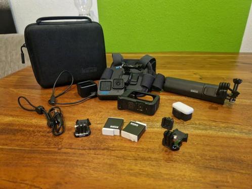 Go Pro Hero 12 Black Edition met veel accessoires, Audio, Tv en Foto, Actiecamera's, Zo goed als nieuw, GoPro, Ophalen of Verzenden