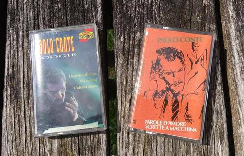 1990 2 vintage cassettes Paolo Conte : Boogy&Parole d’Amore, Cd's en Dvd's, Cassettebandjes, Zo goed als nieuw, Origineel, Jazz en Blues