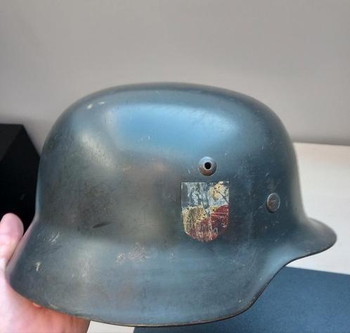 LW M35 DD, Verzamelen, Militaria | Tweede Wereldoorlog, Luchtmacht, Helm of Baret, Ophalen