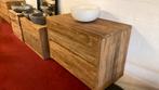 Teak badkamermeubel 120 cm, Ophalen of Verzenden, Nieuw, Wastafelkast