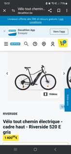 velo decathlon riverside 520e, Vélos & Vélomoteurs, Vélos | Hommes | Vélos de sport & Vélo de randonnée, Enlèvement, Neuf