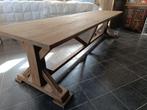 Mooie grote oude landelijke tuintafel, Tuin en Terras, Tuintafels, Ophalen, Gebruikt