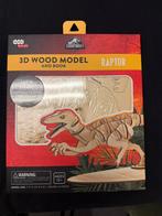 Jurassic world - 3D wood model and book, Hobby en Vrije tijd, Ophalen of Verzenden, Nieuw