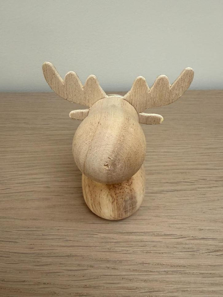 Houten rendiertje, Divers, Noël, Comme neuf, Enlèvement ou Envoi