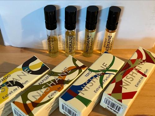 Nishane Time Capsule 4 Samples Staaltjes, Handtassen en Accessoires, Uiterlijk | Parfum, Zo goed als nieuw, Ophalen of Verzenden