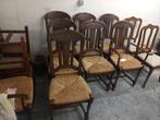 tafel + 8 stoelen, Huis en Inrichting, Tafels | Eettafels, Ophalen, 100 tot 150 cm, Klassiek, Eikenhout