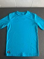 Turquoise Uv-werend zwemshirt - 12/13 jaar, Garçon ou Fille, Vêtements de sport ou Maillots de bain, Enlèvement ou Envoi