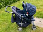Graco buggy met draagbare autostoel en regenschermen, Ophalen, Gebruikt, Overige merken, Verstelbare rugleuning