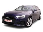 AUDI A4 40 TDi 204 AT Avant S-Line Shadow + Pano + GPS Plus, Auto's, Audi, Automaat, Blauw, A4, Break
