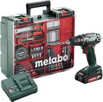 Metabo BS18 perceuse-visseuse sans fil 18V + 2 batteries, Doe-het-zelf en Bouw, Gereedschap | Boormachines, Ophalen, Nieuw, Boormachine