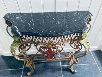 Vintage Victoriaanse stijl /console tafel Frankrijk, Enlèvement