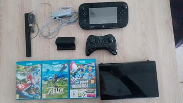 Wii u nieuwstaat+3games+gamepad+pro controller, Games en Spelcomputers, Ophalen, Zo goed als nieuw