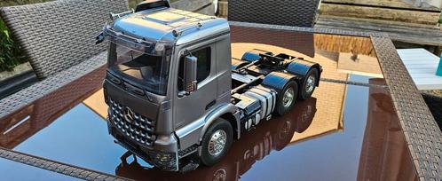 Nieuwe Arocs Tamiya 1:14 rc truck met regelaar+verlichting., Hobby en Vrije tijd, Modelauto's | 1:5 tot 1:12, Nieuw, Bus of Vrachtwagen