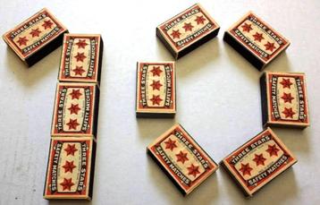 Vintage zeldzame luciferdoosjes beschikbaar voor biedingen