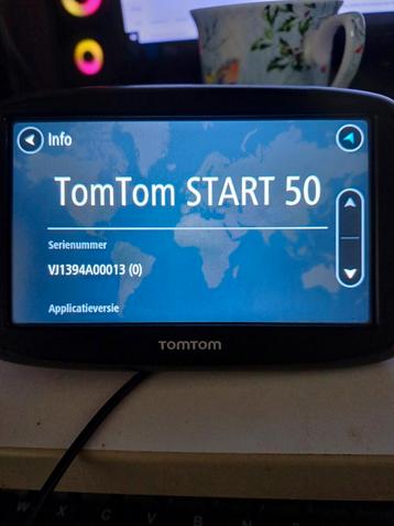 Tomtom Start 50 avec câble, ventouse, étui et prise Volt