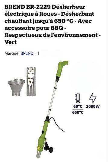 Desherbeur électrique avec roues Brend neuf beschikbaar voor biedingen