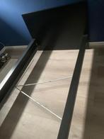 Eenpersoonsbed met lattenbodem, Ophalen, Eenpersoons, Zwart, 200 cm
