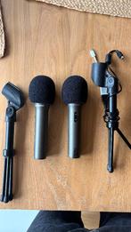 Paire de microphones Samson Q2U avec câbles, Musique & Instruments, Enlèvement ou Envoi, Comme neuf, Micro studio